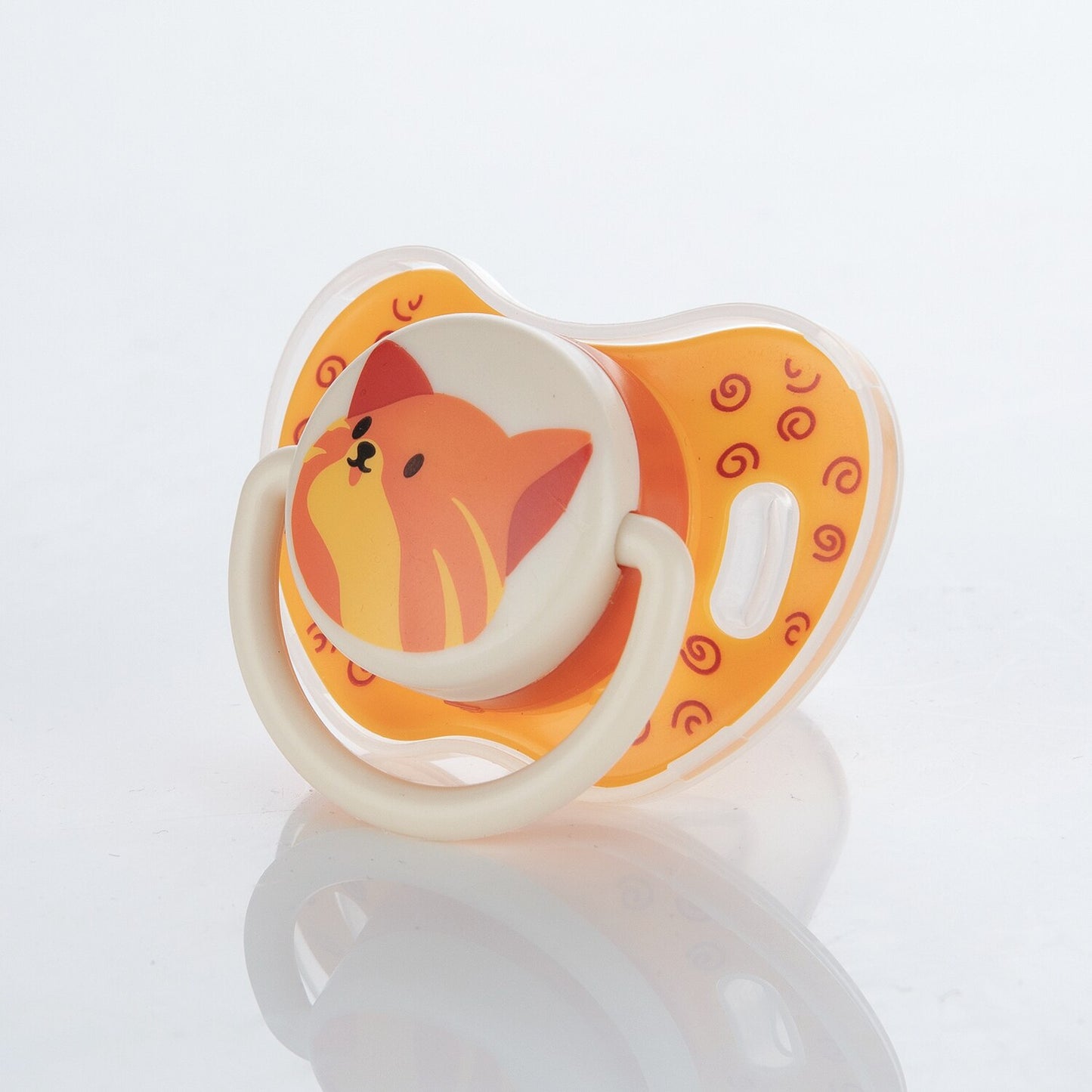 Miyocar Lovely Elephant Baby Pacifiers Bring Replacement Nipple Includes 3 Different Size Silicone Teat for Boy and Girl